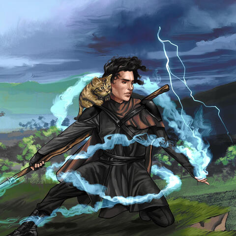 Image of cover art from the Transcendent Green drawn by Uzuri Art